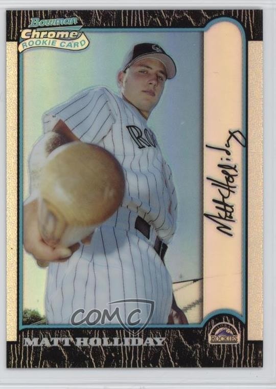1999 Bowman Chrome Refractor Matt Holliday #400 05k6