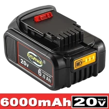 6.0AH Lithium Ion Battery DCB200 For DeWalt 20V 20 Volt Max DCB206 DCB205 DCB204