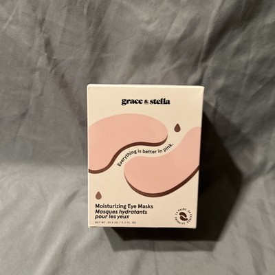 Grace & Stella Retinol Under Eye Patches for Moisturizer Eyes Pink, 24-Pack
