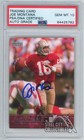 Joe Montana 2001 Upper Deck NFL Legends Autograph Card #75 PSA/DNA 10