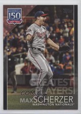 2019 Topps Greatest Players Black 201/299 Max Scherzer #GP-1 fo7