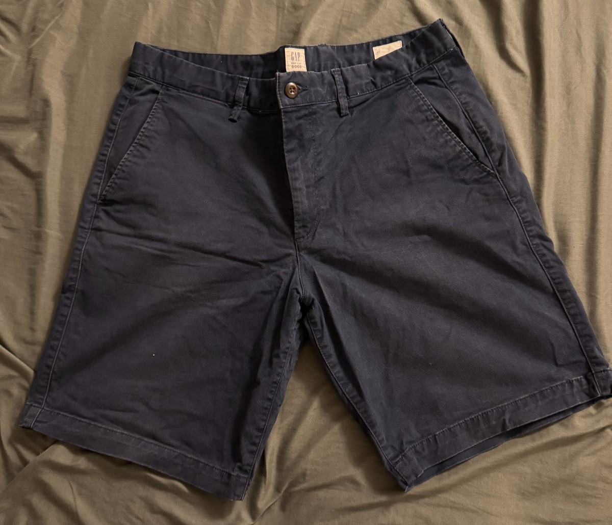 Gap Navy Blue Shorts - Flex Fabric - 33in Waist, 7in Inseam