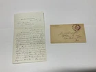 CIVIL WAR SANITARY COMMISSION LETTER & COVER MAJ DWIGHT OF 2d MINN RGT ASYLUM
