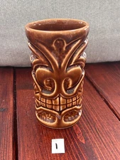 Vintage 2001 Tiki Farm Jimmy C. Hand Glazed Ceramic Mug Mai Tai Monster 5"