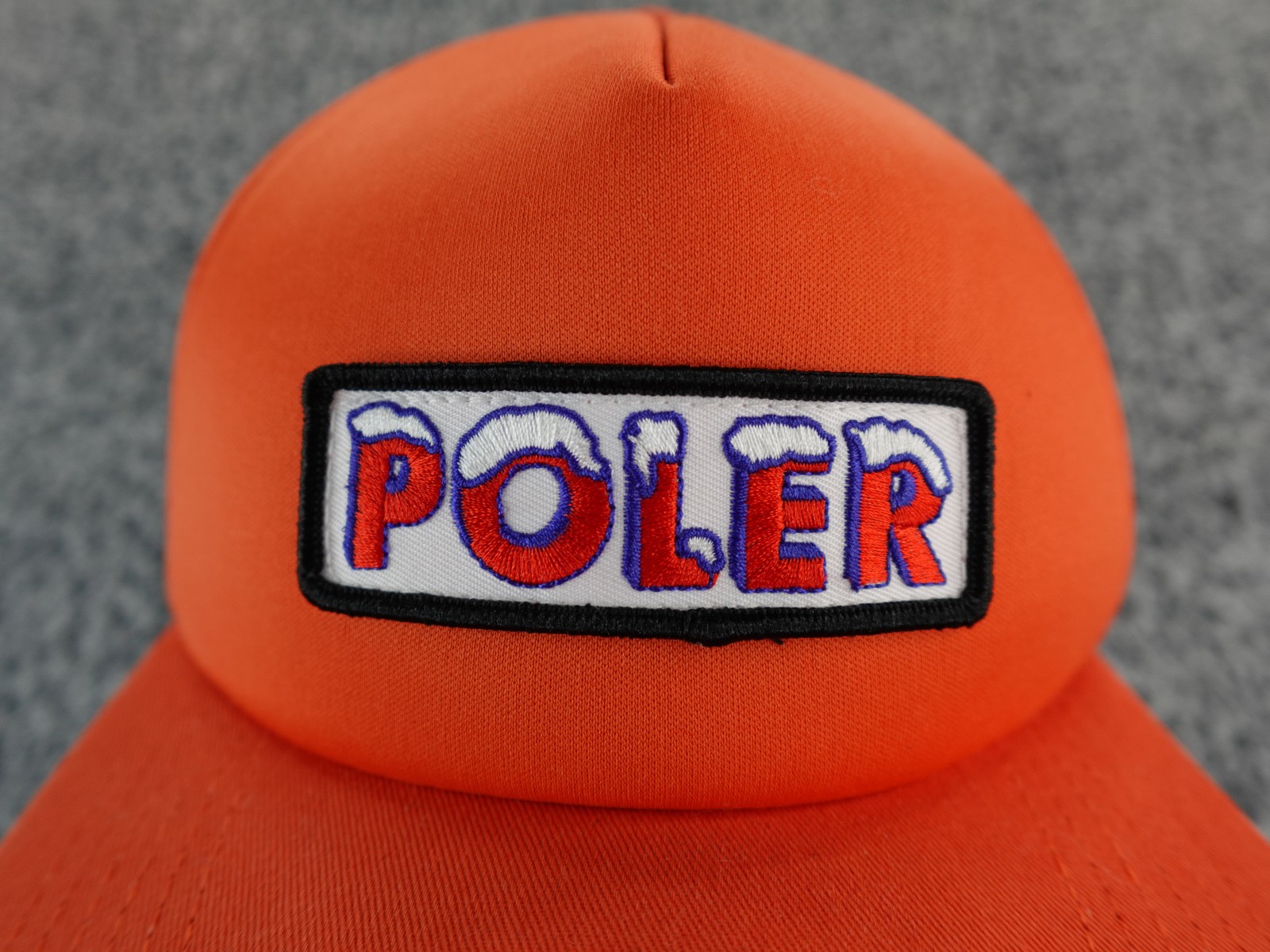 Poler Patch Snapback Hat Orange One Size Camp Vib… - image 2