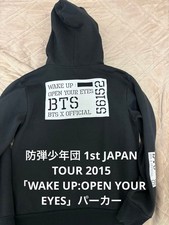 Super rare BTS Bangtan Boys 1st JAPAN TOUR 2015 Hoodie Black