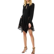 $2,050 NWT Stella McCartney Celeste Dress Women's Size 38 Black Luxury Designer