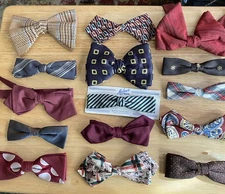 Bow Ties Clip On Pre Tied Vintage 7$per Tie 5$ Per Tie 2or More20$ For 5 U Choos