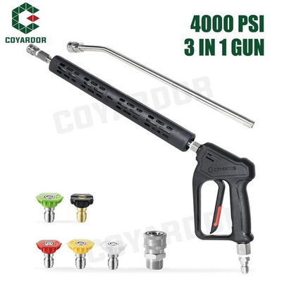 #ad COYARDOR 4000 psi Pressure Washer Gun Extension Lance 304 Steel with Spray Tips $70.79