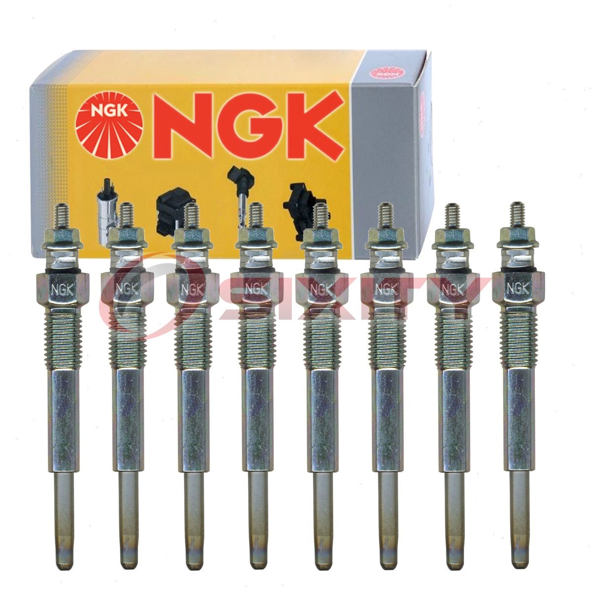 8 pc NGK 7880 Y-710J Glow Diesel Glow Plugs for Ignition Cylinder Engine ep