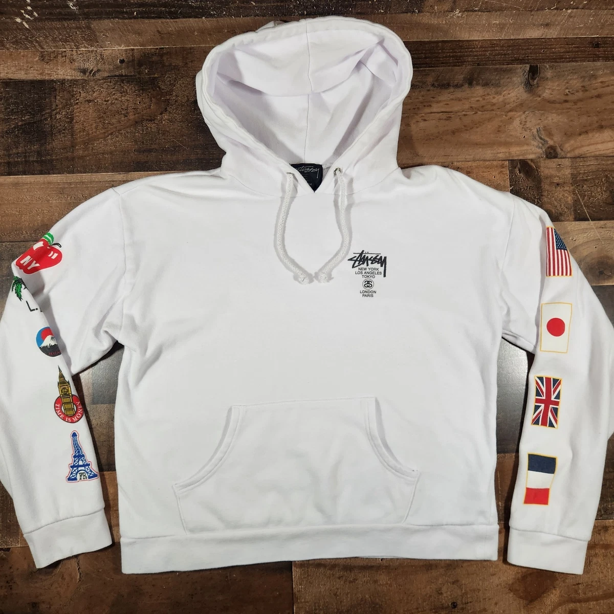 Stussy Solid Regular Size Hoodies & Sweatshirts for Women for sale