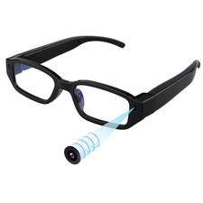 RERBO 1080P HD Smart Glasses with Camera for Men, Hands-Free Video Black