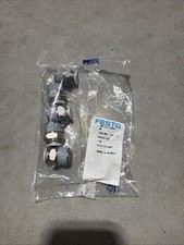 Festo QB-1/2-3/8-U-M Connector Male Straight Fitting Pneumatic Adapter Pack Of 5