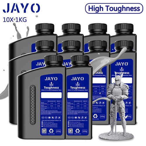 JAYO 10KG LCD 3D Printer Resin Gray High Toughness Bendable Enhanced Flexible