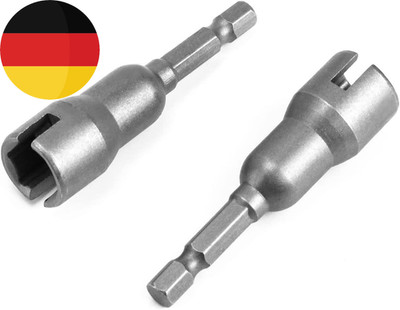QWORK  2 Stück Flügelmutter Schraubendreher Set, Flügelmutter Treiber, Stecknuss