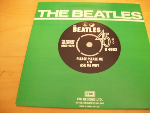 THE BEATLES PLEASE PLEASE ME / ASK ME WHY -VINYL -7" -RE-ISSUE - VG+/VG+