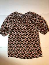 The Webster Miami at Target Shift Dress Women XS Swirl Navy Pink 3/4 Sleeve Boho