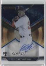2015 Topps Strata Auto Blue 43/99 Rusney Castillo #SA-RC Auto 4a1