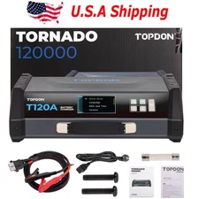 TOPDON TORNADO120000 20A Stable Power Supply & 12V Battery Charger Ship From USA