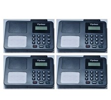 Updated Hands-Free Full Duplex Wireless Intercom for Home Business Offices 4pk