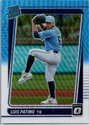 2021 Donruss Optic #55 Luis Patino Tampa Bay Rays Rookie