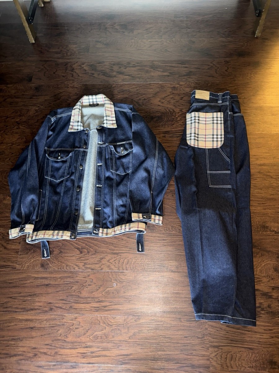 Burberry London デニムジャケット　46 Vintage Burberry London Denim Jacket & Pants Size XL 36 | eBay