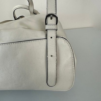 Vera Bradley Vegan Faux Leather Off White Drawstring  display picture 1