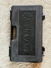 Stanley Black Chrome 69 Pc Empty Socket Case No Tools Free Usa Shipping