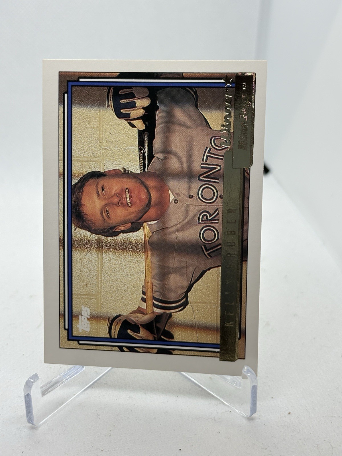 1992 Topps - Kelly Gruber #298 Gold Winner Blue Jays Baseball