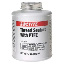 Loctite 1527514 Pipe Thread Sealant, 5113, 16 Fl Oz, Brush-Top Can, Off-White