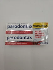 2 Pack Parodontax Teeth Whitening Toothpaste Helps Prevent Bleeding Gums 3.4 Oz