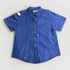 Lot Of 2 CINTAS Uniform Work Shirt Size 18 SS  Blue Button Up Employee 66528