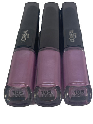 L'Oreal Paris Infallible Pro Last 2 Step Lipstick, 105 LILAC INFINITE , 3 Pack