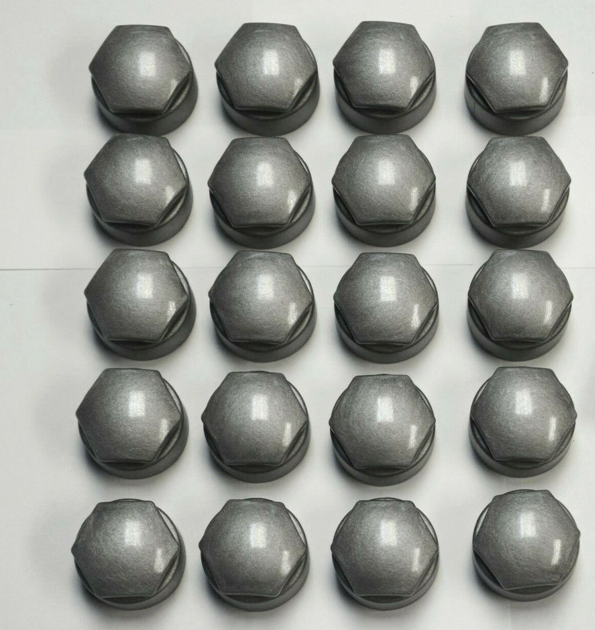 WHEEL NUT COVERS AUDI A1 A3 A4 A5 A6 TT 17mm LOCKING BOLT CAPS ROUND