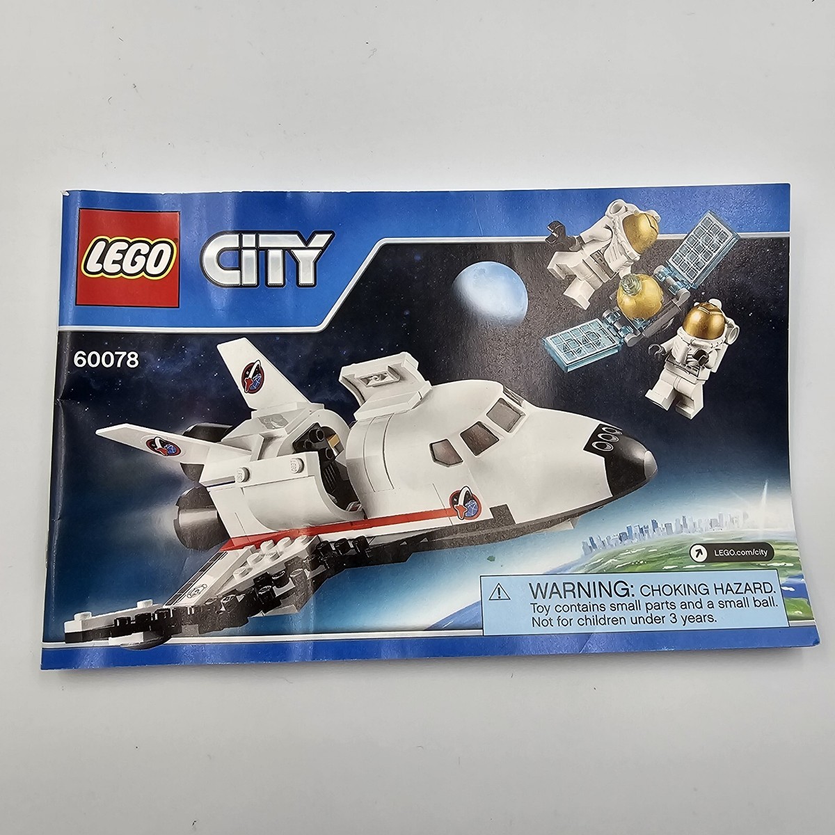 Lego City 60078 Space Utility Shuttle Set w/ Instructions 100% complete No  Box
