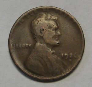 1926 LINCOLN WHEAT CENT FREE AND PROMPT SHIPPING