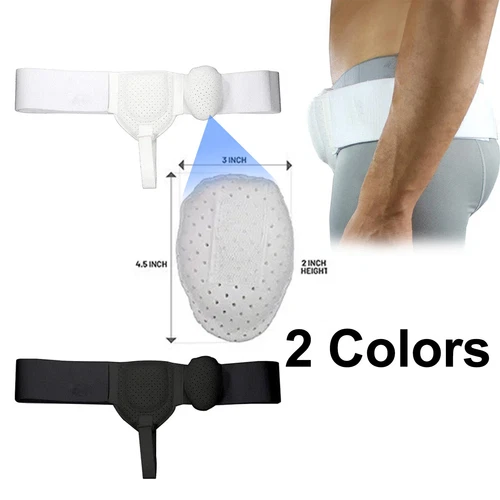 Removable Inguinal Groin Hernia Belt for Men Abdominal Groin Support Truss Brace - Picture 9 of 32