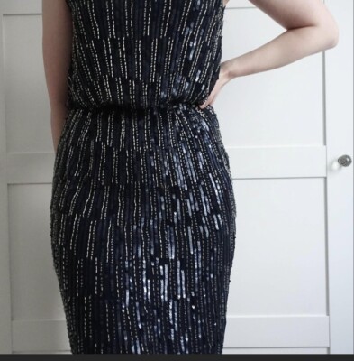 Gorgeous River Island Navy Sequin Dress Size 16 | eBay Gorgeous River Island Navy Sequin Dress Size 16 | eBay