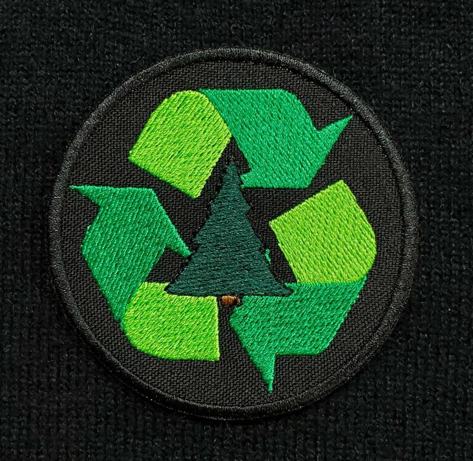 Recycle Embroidered Applique Iron On Patch 3