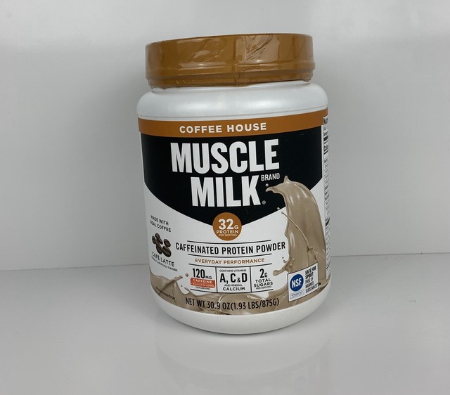 Muscle Milk Coffee House Caffeinated Protein Powder Cafe