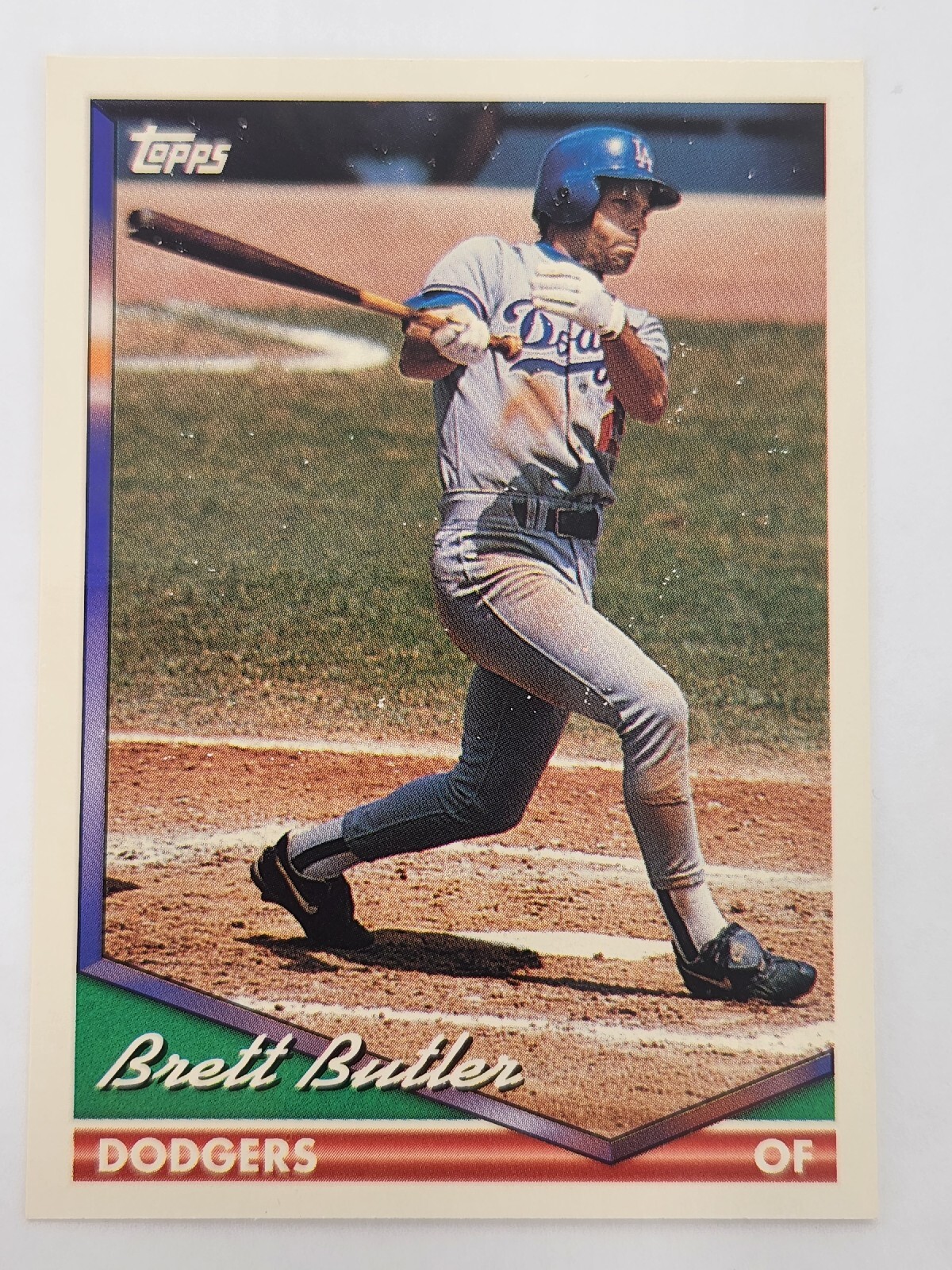 1994 Topps Los Angeles Dodgers Baseball Card #172 Brett Butler Near Mint+
