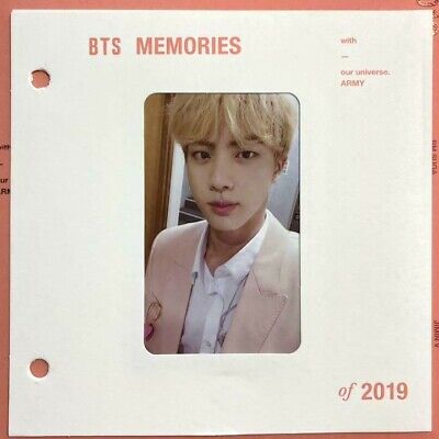 BTS Memories 2019 Blu-ray Photocard V Jungkook JIMIN SUGA RM J