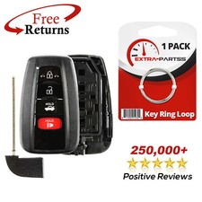 Remote Shell Case Pad Key Replacement No Electronics For Toyota 4b Hyq14fbc Remote Shell Case Pad Key Replacement No Electronics For Toyota 4b Hyq14fbc