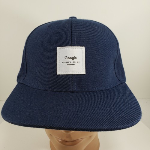 Google Hat Patch Cap 98 MTV CA US Blue 