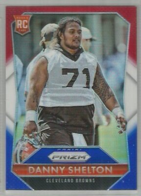 Danny Shelton Browns Washington 2015 Panini Prizm RC PRIZMS RED, WHITE, & BLUE