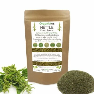 ORGANICTAS Organic Stinging Nettle Seeds Tea Loose for Kidneys, Urinary Tract and Detox 50g