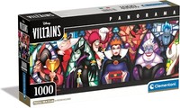 Disney Villains Clementoni Panorama - Puzzle 1000 Teile - 98X33 CM