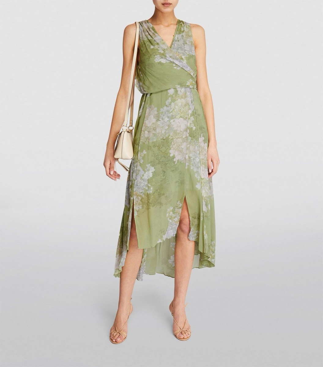 All Saints Capri Venetia Dress. Spring Green. Size 16 UK