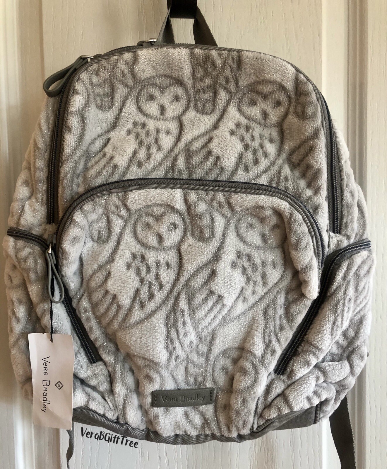 vera bradley owl backpack