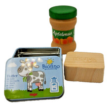 Apfelmus / 2X  Haba Biofino Butter - Erzi - Kinderspielzeug - Neu OVP 2. Wahl *